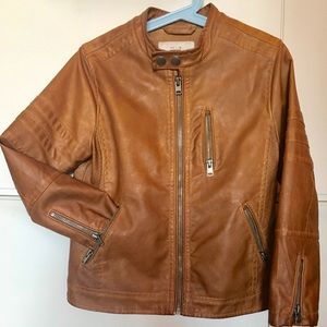 Brown faux leather Zara Boys Size:6